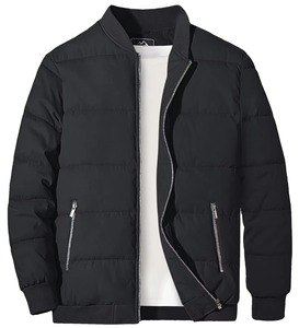 Blouson d'hiver épais à coupe moderne pour homme avec capuche, tissu imperméable, plusieurs poches, logo avant élégant - Product Image 3