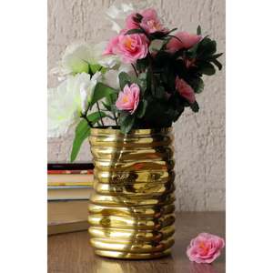 Modern Luxury Gold Polished Aluminum <b>Vase</b> Tabletop Floor for Home Decoration Party Wedding Use Available Iron Brass Glass - Product Image 1
