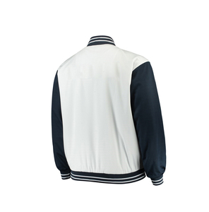 Wholesale 65% Cotton 35% Polyester Canvas Reversible Eco-Friendly Winter Soft Breathable Unisex Casual Baseball Varsity <b>Jacket</b> - Product Image 5