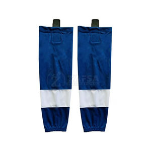 Custom Designed Ice Hockey <b>Socks</b> for Adults with Team Name <b>Polyester</b> Material Ice Hockey <b>Socks</b> - Product Image 1