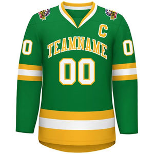 Uniforme de hockey sur glace, maillot personnalisé, fournisseur en gros, impression par sublimation, tissu de haute qualité, OEM ODM, usine, nom et numéro personnalisés, professionnel - Product Image 6