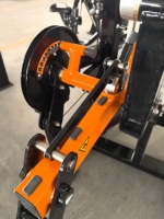 Machine de musculation à charge par poulie pour exercices des muscles des jambes, machine de flexion des jambes assise pour salle de sport, acceptant les commandes ODM et OEM