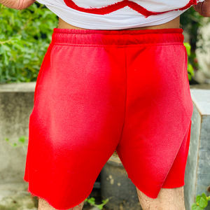 ชุดสตรีทแวร์สำหรับผู้ชายเสื้อยืดพิมพ์ลายผ้าฝ้ายเฮฟวี่เวทชุดฤดูร้อน - Product Image 4