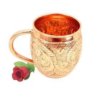 Date Moscou Mule Cuivre Tasses Bière Tasse Boîte Cadeau Ensemble Nouvelle Arrivée Cuivre Tasse Antique Martelé Moscou Mule Tasse pour Bière - Product Image 5