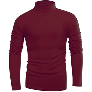 เสื้อสเวตเตอร์กันหนาวแขนยาวของผู้ชายกันหนาวกันรอยยับทำจากโพลีเอสเตอร์มีโลโก้ด้านหน้าและการตกแต่งลวดลาย - Product Image 1