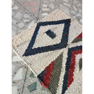Tapis moderne personnalisé Tapis en laine et jute Tapis bohème Tapis d'appoint de couloir fait à la main - Product Image 6