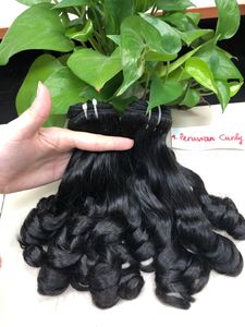 Extensiones de cabello humano Premium de alta calidad sin procesar con cutícula virgen alineada tejido rizado peruano Remy BigG Vietnam - Product Image 6