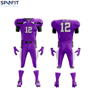 Maillot de football américain tendance grande taille en maille respirante de polyester – Uniforme de rugby et de football américain - Product Image 1