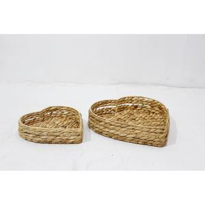 Artex Dong thap ถาดเก็บของชั้นเดียวแบบสานรูปหัวใจ, ถาดใส่ของตกแต่งคริสต์มาสสำหรับห้องครัวห้องน้ำห้องนั่งเล่น - Product Image 2