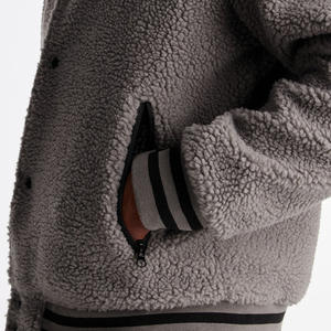 Blouson Bomber Sherpa de Haute Qualité pour Hommes Collection Hiver Vestes Personnalisées de Haute Qualité Tissu Respirant Prix Abordable 2026 - Product Image 4