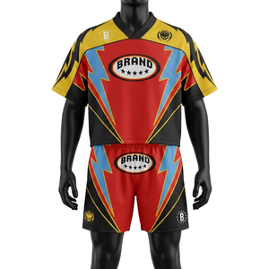 Women breathable polyester <b>mesh</b> jersey short <b>set</b> 150 GSM black red flame sublimation print custom logo sportswear Women's <b>Sets</b> - Product Image 5