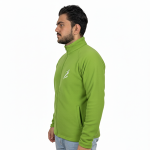 Sweat à capuche zippé pour homme de haute qualité, brodé, en polaire de polyester, respirant, séchage rapide, personnalisable, tendance, basiques - Product Image 3