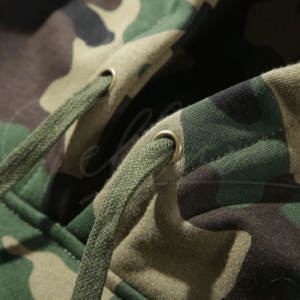 Buen precio Premium Camo impreso sudaderas con capucha para hombres transpirable personalizado básico algodón mezclado sudaderas con capucha hombres para la venta - Product Image 3
