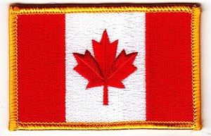 Parche de bandera de Canadá, parche de bandera bordado canadiense, parche bordado de bandera canadiense para coser - Product Image 3