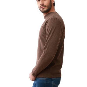 เสื้อกันหนาวมีฮู้ดสำหรับผู้ชายเสื้อสเวตเตอร์คอกลมแบบธรรมดาเสื้อสเวตเชิ้ตผ้าฝ้าย100% ออกแบบโลโก้ได้ตามต้องการ - Product Image 3