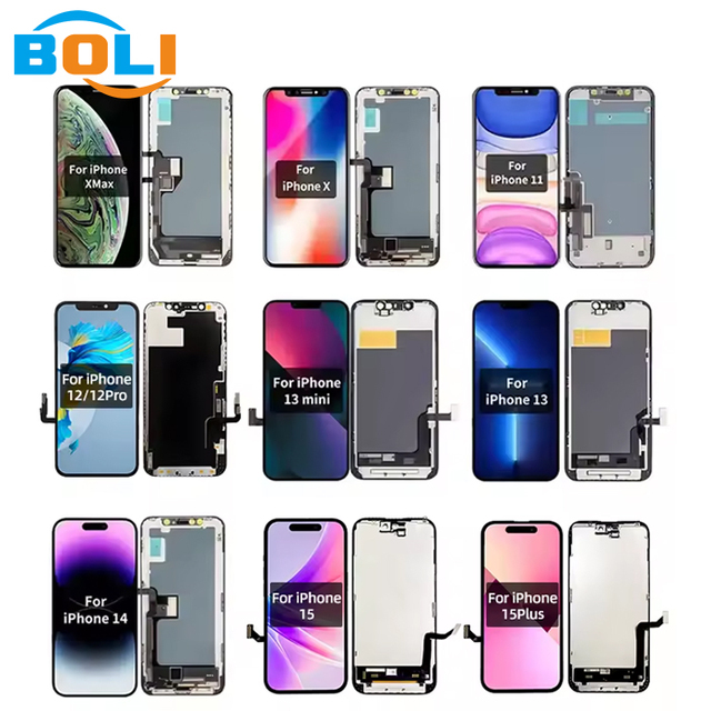 Pantalla Ecran Afficheur for iphone 11 12 13 14 15 Pro Max Screen Replacement Oled for apple iphone X XS XR Mobile Lcd Display