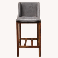 Tabouret de Bar moderne en bois de Sheesham/Acacia/mangue, avec siège en tissu indien, vente en gros, 2022, Offre Spéciale