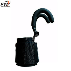 Ganchos de levantamiento de pesas antideslizantes para fitness y culturismo, con logotipo y diseño personalizados, más vendidos, en venta. - Product Image 2