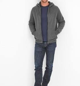 2025 nouveauté Logo personnalisé hommes sweat à capuche zippé manches longues respirant vêtements de Fitness pour les sports d'hiver porte à capuche - Product Image 6