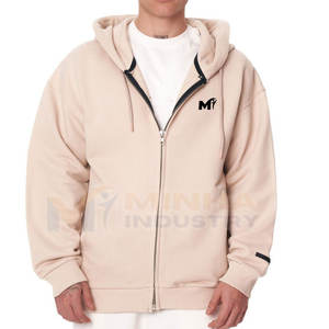 ชุดลำลองสไตล์โมเดิร์น เสื้อฮู้ดดี้ทรงหลวมโอเวอร์ไซส์ มีซิป ดีไซน์ทันสมัย ใส่ได้ทุกวัน เสื้อฮู้ดดี้โอเวอร์ไซส์มีซิป - Product Image 1