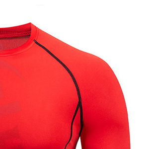 เสื้อยืดผ้าฝ้ายโพลีเอสเตอร์สำหรับผู้ชาย,เสื้อยืดแบบสวมศีรษะแขนยาวพิมพ์ลายพิมพ์แบบระเหิดสไตล์ใหม่ - Product Image 4