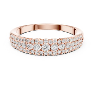 Glimmer gaze jewels 10K Multi-Layer Stackable <b>Ring</b> Set for <b>Girls</b> Women Jewelry - Product Image 2