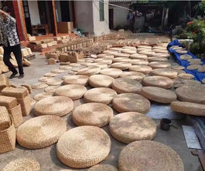 Cojín de Piso de Jacinto de Agua, Tendencia 2026, Otomana Trenzada a Mano con Logotipo Personalizado - Product Image 4