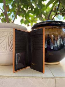 Nuevo diseñador de los hombres de largo RFID elegante estilo occidental efectivo titular billetera forro de nylon regalo él - Product Image 6