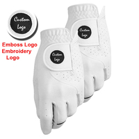 Guantes de Golf Premium 2026 con el Mejor Diseño, Logotipo Personalizado, Piel de Oveja Genuina, Transpirables, Ligeros, Protección UV, Antideslizantes, Deportivos