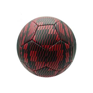 ลูกฟุตบอลเย็บด้วยเครื่องจักรแบบกำหนดเอง สีส้มดำ สำหรับฝึกซ้อมและแข่งขัน ทนทาน อุปกรณ์กีฬา - Product Image 5