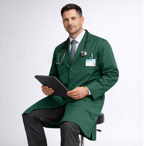 Blouse de laboratoire médicale pour médecin, uniforme de travail professionnel, fabrication sur mesure - Product Image 4