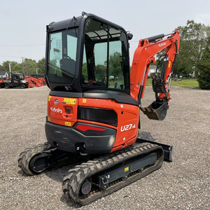 Mini-pelle U27-4 Kubota Type chenille 8 tonnes Poids opérationnel Petite pelle de construction Accessoire pour godet Options neuves et d'occasion - Product Image 6