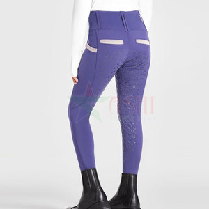 Pantalones de Equitación Transpirables, Impermeables y Cortavientos para Mujer, Jodhpurs de Montar a Caballo, Leggings de Montar para Mujer, Cintura Media, Elásticos - Product Image 2
