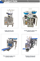 VFFS Haute Précision Granule Comptage Machine D'emballage Automatique Capsule Tablette Sachet Machine D'emballage Équiper Vibration Plaque