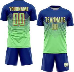 Uniforme de fútbol de poliéster 100% de último diseño, uniforme profesional para niños de nuevo estilo, Color sólido de calidad Premium a la venta - Product Image 1