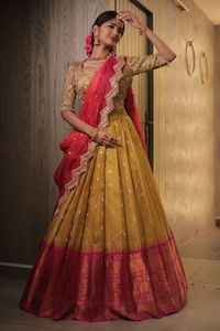 ขอบทอผ้าไหม kanjivaram zari แท้ดีไซเนอร์ล่าสุด - Product Image 2