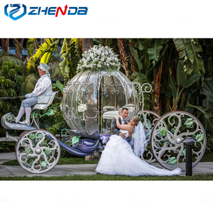 Carruaje de Calabaza Eléctrico Grande, Estilo Cenicienta, Carro de Paseo al Aire Libre, Último Modelo de Carruaje Estilo Princesa - Product Image 3