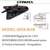 Accessoire de Rigging de Haute Qualité Fabriqué en Usine Fiable, Barre de Rigging Acoustique Professionnelle pour Haut-parleur Coaxial à 2 Voies
