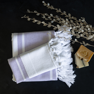 100% Turkish Cotton Terry Diamond Peshtemal Eco-Friendly Luxury Custom Logo Beach Towel Quick Dry Sand Free Absorbent Striped - Product Image 3