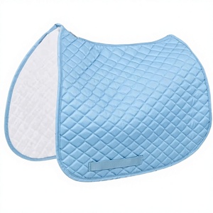 Customized Color Horse Riding Saddle Pads Polycotton Lining Comfortable Non <b>Slip</b> Professional Dressage and Jumping High Quality - Product Image 2