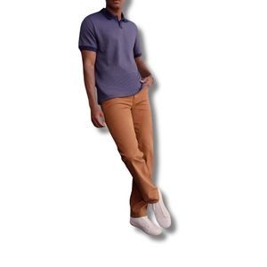 Premium Blue Print Antiarrugas para camisa Mezcla de algodón suave Estilo de manga de ajuste regular Otro para negocios Casual y salidas de verano - Product Image 6