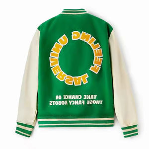 Veste universitaire en laine épaisse pour homme, veste de baseball chaude pour l'hiver, doublure intérieure légère, vestes universitaires pour homme - Product Image 2