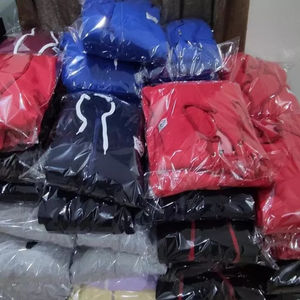 Conjuntos Deportivos Casuales para Hombre, Transpirables, de Alta Resistencia, para Escalar y Hacer Ejercicio al Aire Libre, Sudadera con Capucha de Otoño, Trajes Deportivos de Dos Piezas de Spandex/Algodón - Product Image 5