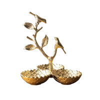 Fantaisie Décoratif Rond Martelé En Acier Bol Feuille D'or Vaisselle De Mariage Salade Mélange De Fruits Utilisation Jetable Avec Assiette Bol