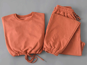 Sudaderas de alta calidad para mujer, sudadera unisex de gran tamaño lisa de algodón Pull Over para mujer - Product Image 6