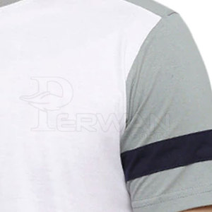 เสื้อยืดผู้ชายผ้าคอตตอนลาย100% แห้งเร็วสีพื้นคอกลมออกแบบโลโก้ได้ตามต้องการสไตล์สตรีท - Product Image 4