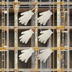 ถุงมือถักไหมฝ้ายป้องกันไฟฟ้าสถิตย์ รุ่น SLC A600MR สีขาวธรรมชาติ เบอร์ 7  ระบายอากาศได้ดี เรียบ นุ่ม ยืดหยุ่น ผลิตในอินโดนีเซีย - Product Image 1