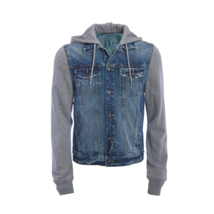 Custom Coated Heavy Cotton <b>Denim</b> <b>Jackets</b> for <b>Men</b> High Quality Casual Autumn Stand Collar Vintage DDP Shipping - Product Image 4