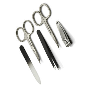 2025 Ensemble de coupe-ongles en acier inoxydable allemand de haute qualité Kits de manucure jetables avec pochette en cuir Service OEM Soins personnels - Product Image 3