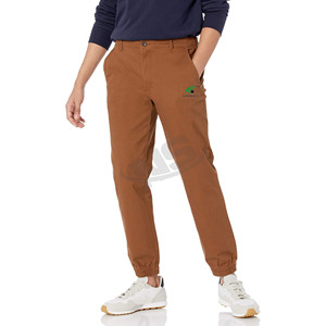 Pantalon élégant pour hommes, jogging coupe ajustée, pantalon décontracté lavé, pantalon de survêtement léger pour entraînement et course avec poches personnalisé OEM - Product Image 1